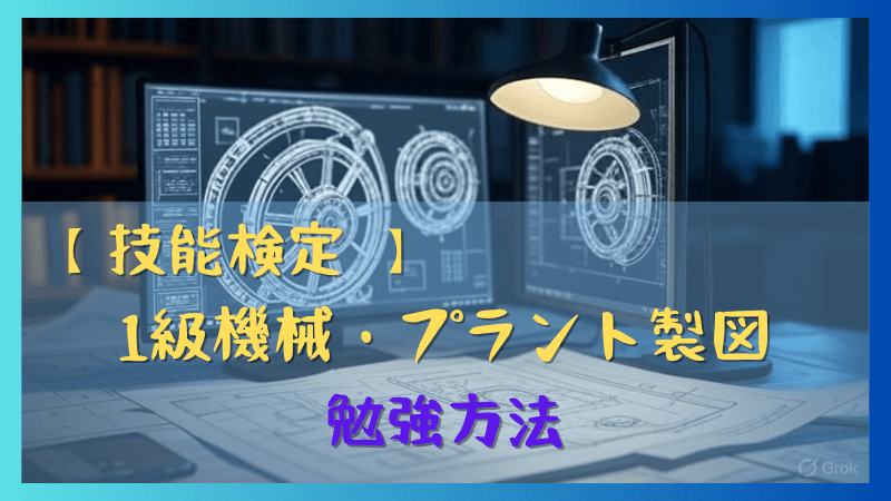 技能検定1級機械プラント製図