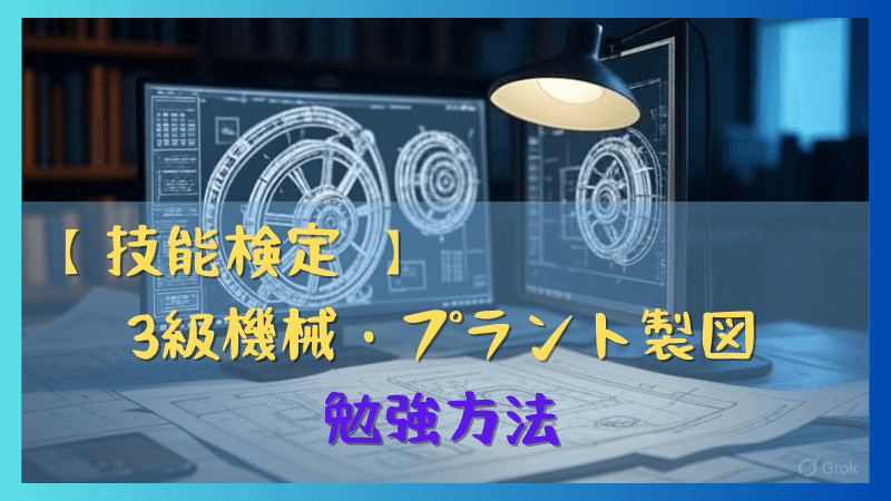 【技能検定】3級機械・プラント製図