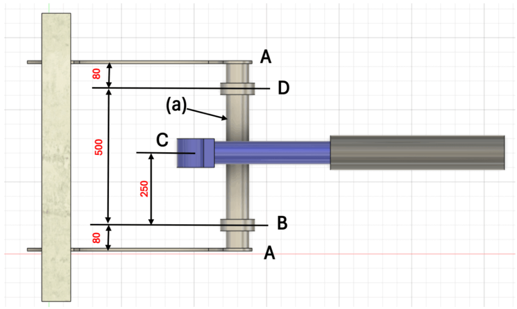 エアシリンダ平面